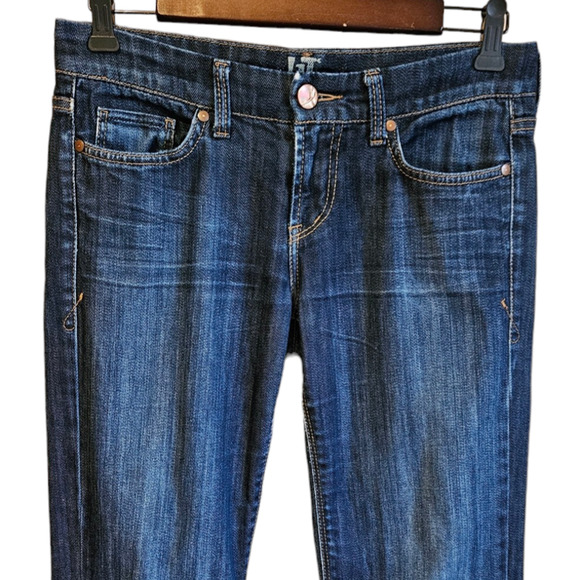 !it Jeans Belle Denim Straight Leg Dark Wash Women's Size 27 Regular - Picture 3 of 10